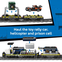 Thumbnail for LEGO City Police Train Heist Building Toy - Train Set with Police Car Toy for Boys & Girls, Ages 7+ - Pretend Play Set for Kids - Gifts for Birthdays - 60508