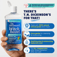 Thumbnail for T.N. Dickinson's Witch Hazel Alcohol Free Moisturizing Astringent | 100% Natural Witch Hazel | Calms, Nourishes, Hydrates Skin | for Face & Body | 16 Fl Oz