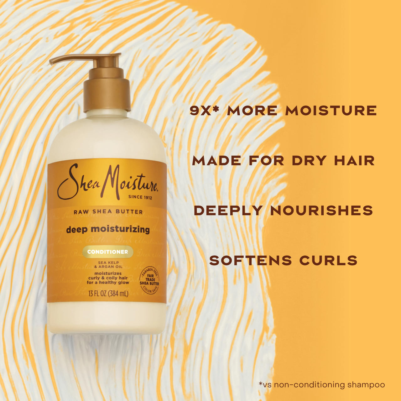 Shea Moisture Conditioner For Curly Hair Raw Shea Butter Restorative Deep Moisturizing Conditioner 13 Oz