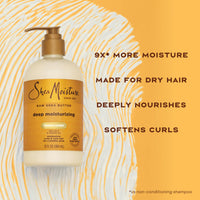 Thumbnail for Shea Moisture Conditioner For Curly Hair Raw Shea Butter Restorative Deep Moisturizing Conditioner 13 Oz
