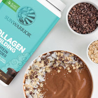 Thumbnail for Vegan Collagen Protein Powder for Women | Plant Based Collagen Powder Chocolate Flavor with Vegan Hair Skin and Nails Vitamins | Non-GMO No Added Sugar Soy Dairy & Gluten Free (Chocolate, 40 Servings)