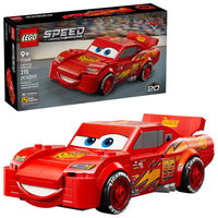 Thumbnail for LEGO Speed Champions Lightning McQueen Toy - Disney Pixar Cars Building Blocks for Kids, Boys & Girls, Ages 9+ - Pretend Play Race Car & Bedroom Shelf Display - 77255