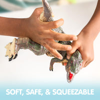 Thumbnail for JOYIN Big Dinosaur Toys for Toddlers, 6 Piece Large Soft Dinosaur Figures with an Educational Book, Jumbo Realistic Toys for Boys and Girls Gift, Birthday Easter Gifts for Kids Ages 1 2 3 4 5