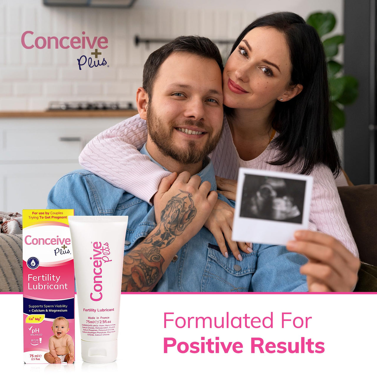 Conceive Plus Fertility Lubricant | for Use by Couples Trying Conceive, 2.5Fl Oz
