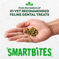 Thumbnail for Greenies Cat Treats, Feline Smartbites, Skin & Fur Health, Crunchy and Soft Cat Treats, Chicken Flavor, 2.1 oz. Pack