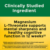 Thumbnail for Nature Made Magnesium L-Threonate with Vitamin C & Vitamin D3, Provides 130 mg of Mag from 1800 mg Magnesium L Threonate, Cognitive Support Magnesium Supplement, 90 Capsules, 30 Day Supply