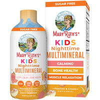 Thumbnail for MaryRuth's Kids Liquid Nighttime Multimineral with Lutein and Magnesium | Bone Health | Immune Function | Bedtime Supplement | Kids Vitamins | Vegan | Sugar Free | 30-180 Servings | 15.22 fl oz