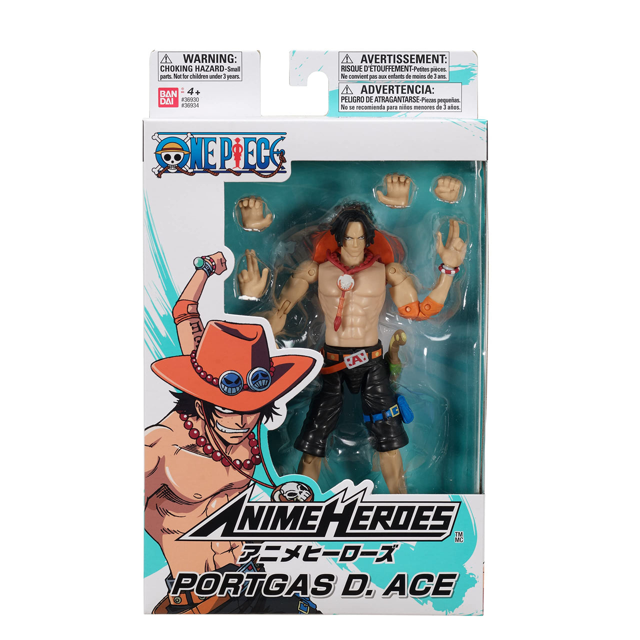 ANIME HEROES - One Piece - Portgas D. Ace Action Figure