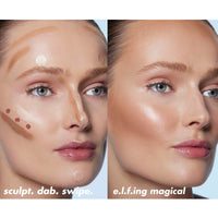 Thumbnail for e.l.f. Halo Glow Contour Beauty Wand, Liquid Contour Wand For A Naturally Sculpted Look, Buildable Formula, Vegan & Cruelty-free, Medium/Tan
