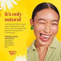 Thumbnail for Burt's Bees Lip Balm - Pink Grapefruit, Mango, Coconut & Pear, and Pomegranate Pack, Lip Moisturizer With Beeswax, Tint-Free, Natural Origin Conditioning Treatment, 4 Tubes, 0.15 oz.