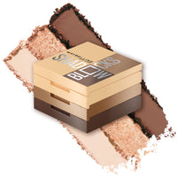 Thumbnail for Maybelline New York Shadow Blocks Shadow Blocks Eyeshadow Palette, Stacked Eye Shadow Trio, North 3rd & Bedford Ave, 0.08 oz