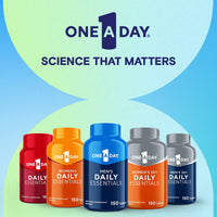 Thumbnail for One A Day Men’s Multivitamin Daily Essentials, Multivitamin for Men Tablet, Supports Healthy Muscle Function, Physical Energy, and Immune Health with Vitamin B12, Vitamin C, and Zinc, 150 Count