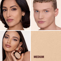 Thumbnail for Charlotte Tilbury Airbrush Flawless Finish Setting Powder - Pore-Blurring Pressed Powder for Face Makeup to Minimize Shine with a Soft-Focus Finish - 2 Medium