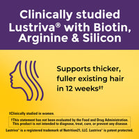 Thumbnail for Nature Made Hair Growth Softgels, Clinically Studied Lustriva + Biotin, Vitamin C & A, Hair Growth Vitamins - Support Healthy Hair as You Age, 30 Softgels, 30 Day Supply