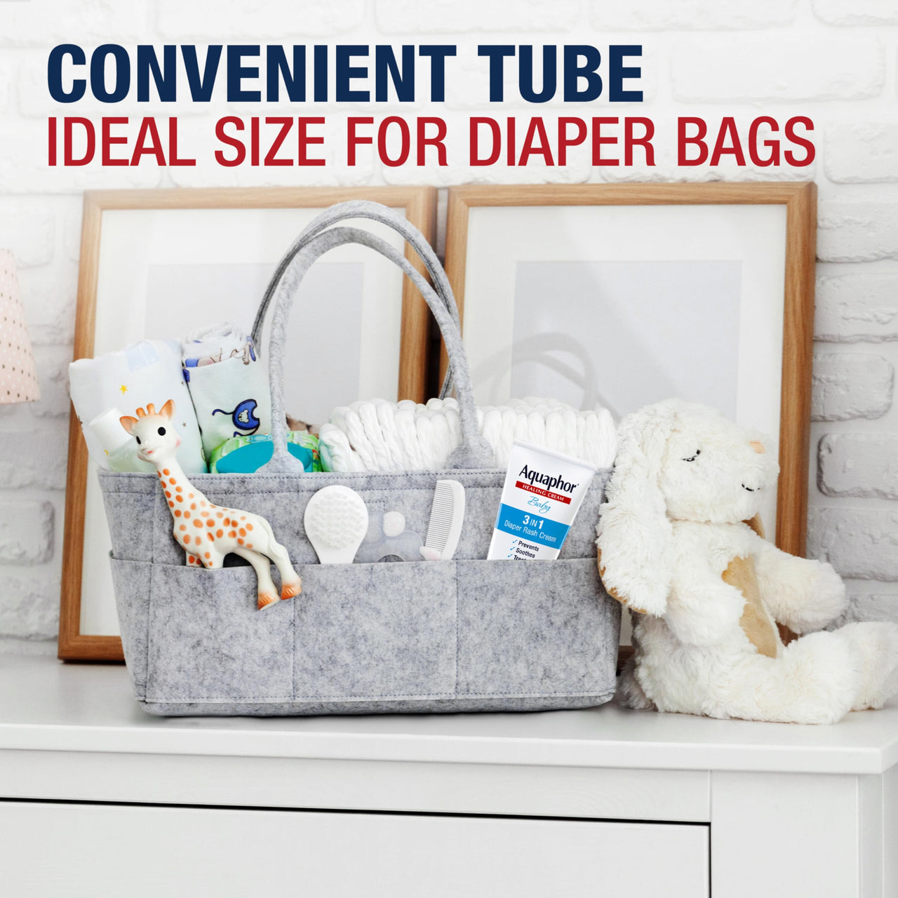 Aquaphor Baby Diaper Rash Cream, 3-in-1 Diaper Rash Relief, 3.5 Oz Tube, (Pack of 3)