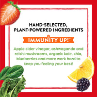 Thumbnail for Orgain Organic Greens + 50 Superfoods Immunity Up! Powder, Honeycrisp Apple - Immune Support, Probiotics, Vitamin C, D & Zinc, Apple Cider Vinegar, Ashwagandha, Cordyceps & Reishi Mushrooms - 0.62lb