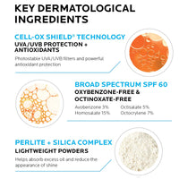 Thumbnail for La Roche-Posay Anthelios Clear Skin Sunscreen Dry Touch SPF 60, Oil Free Sunscreen For Face, Oil Absorbing, Broad Spectrum SPF + Antioxidants, Non-Greasy, Oxybenzone Free, Travel Size