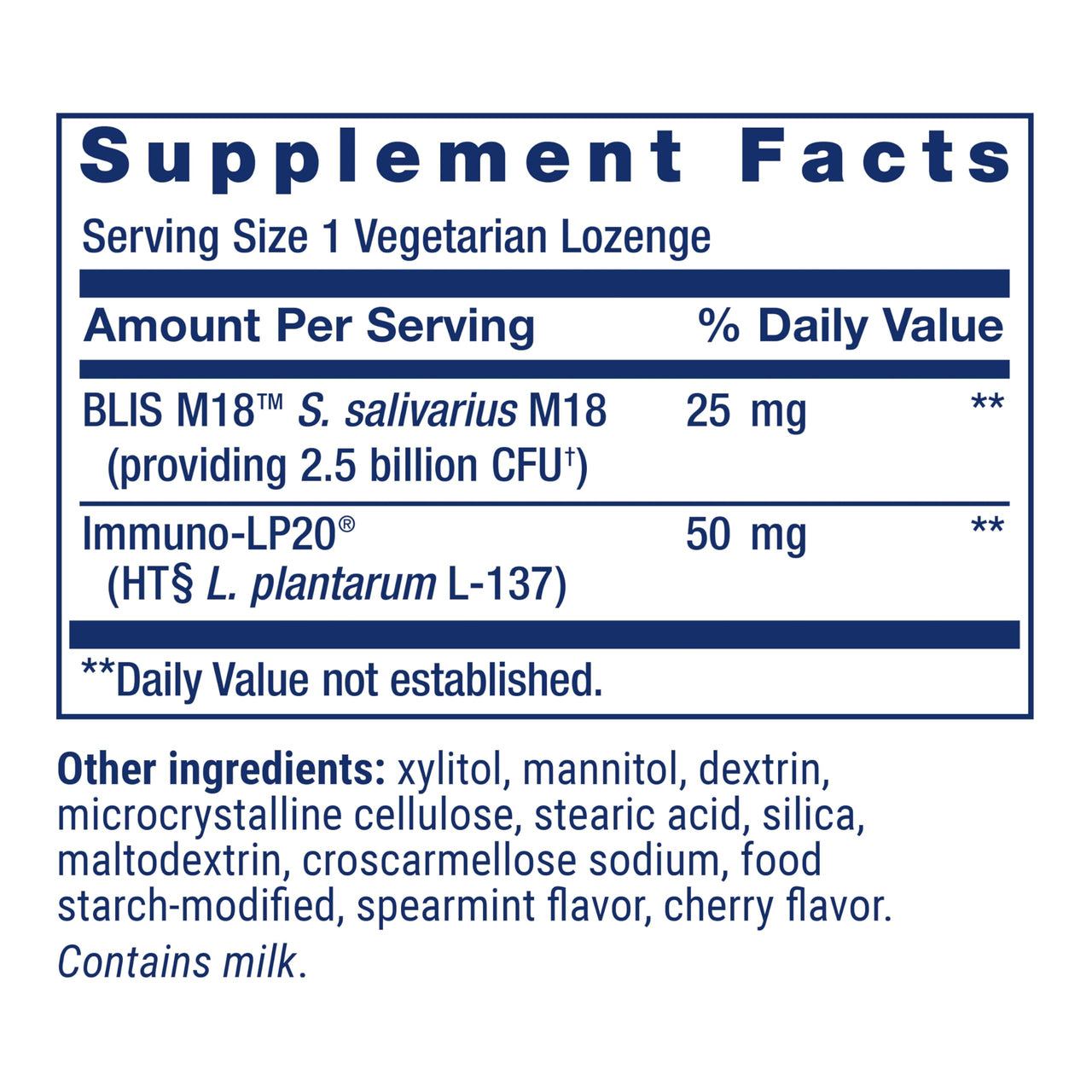 Life Extension FLORASSIST® Probiotic Oral Hygiene, Oral probiotic for Teeth and Gums, pH Levels, Dental Hygiene, Immune Support, BLIS M18™, Once Daily, Gluten Free, Vegetarian, 30 lozenges