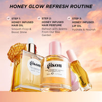 Thumbnail for Gisou Honey Infused Hair Repair Serum – Strengthens & Seals Split Ends with Mirsalehi Honey & Plant-Based Keratin, Heat & UV Protection, 1 Fl Oz