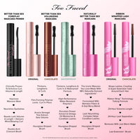 Thumbnail for Too Faced Better Than Sex Volumizing Mascara | Dramatic Volume + Length | Cruelty Free, 0.27 Fl Oz, Chocolate