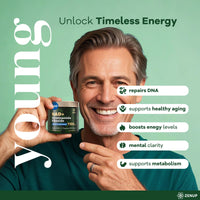 Thumbnail for ZenUP NAD+ Supplement | 1100mg Liposomal Nicotinamide Riboside with Resveratrol & Quercetin | Anti-Aging, Cellular Energy, Mental Focus | 120 Caps