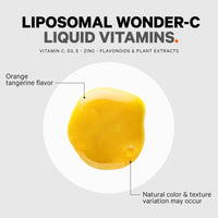 Thumbnail for Codeage Liquid Vitamin C 1000mg, Vitamins D3, E & Zinc, Rose Hips, Quercetin, Echinacea, Vegan Liposomal Vitamin C Supplement, Non-GMO - 2 Pack