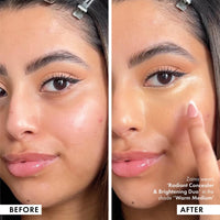 Thumbnail for ICONIC LONDON Radiant Concealer & Brightening Duo | Creamy Liquid + Brightening Crayon Dual Ended Concealer, Cruelty Free, Vegan Makeup (Warm Medium) 0.08 oz
