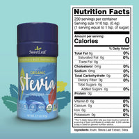 Thumbnail for SweetLeaf Organic Stevia Powder Shaker Jar - Zero Calorie Sweetener with Stevia Leaf Extract, No Artificial Sweetener Additive, Sugar Free, Keto Friendly, Non GMO, Gluten Free - 3.2 Oz (Pack of 2)