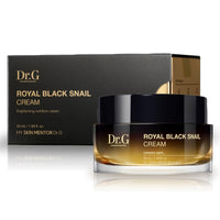 Thumbnail for Dr. G - Royal Black Snail Cream - 50 ML - Snail Mucin Moisturizer, Korean Skincare, K Beauty for Dry Skin, Royal Jelly Protein Improves Skin Barrier, Niacinamide for Blemish Care; Skin Elasticity Care