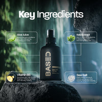 Thumbnail for Based Bodyworks Sea Salt Spray, Natural Finish Sea Salt Spray for Hair, Volumizes & Texturizes, Infused with Kelp & Vitamin B5, Light & Non-Greasy, Paraben, Sulfate, Phthalate Free, 6.8 oz (Pack of 1)