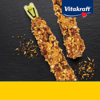 Thumbnail for Vitakraft Crunch Sticks Cockatiel Treat Apple And Honey Flavor – 2 Sticks - Triple Baked For Extra Crunch – Natural Wood Chew Center With Cage Clip – Fortified With Vitamins And Minerals