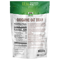 Thumbnail for NOW Foods, Organic Oat Bran, Source of Fiber and Protein, USA Grown, Non-GMO Project Verified, 14-Ounce (Packaging May Vary)