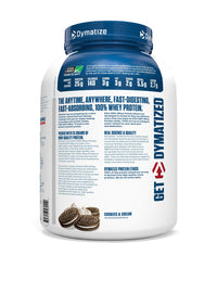 Thumbnail for Dymatize Elite 100% Whey Protein Powder, Cookies & Cream, 25g of Protein, 5.5g BCAAs, Less Than 140 Cal., Gluten Free, 2g Carb, 2g Sugar, 3g Fat (63 Servings)