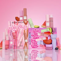 Thumbnail for Glow Recipe Dewy Babies Travel Skincare Set - Plum Plump Hyaluronic Acid Serum + Dewy Flush Tinted Blush Drops + Pink Juice Face Moisturizer + Bronzing Hue Drops + Ultra Fine Facial Mist (5 Count)