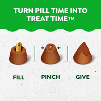 Thumbnail for Greenies Pill Pockets for Dogs Large Size, Dog Treat Pouch for Capsule Medication, Cheese Flavor, 7.9 oz. Pouch
