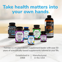 Thumbnail for Twinlab Stress B-Complex Caps - Complete B-Complex & 1000 mg Vitamin C - Energy Support Supplement with Vitamin B12 and B6-100 Capsules (Pack of 2)