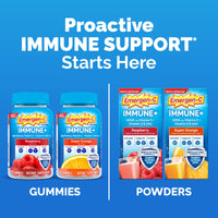 Thumbnail for Emergen-C Immune+ Triple Action Immune Support Gummies, BetaVia (R), 1000mg Vitamin C, B Vitamins, Vitamin D and Antioxidants, Super Orange, Back to School Essentials - 45 Count