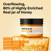 Thumbnail for SOME BY MI Propolis B5 Glow Barrier Calming Cream / 2.02Oz, 60ml / Made from Honey Extracts for Sensitive Skin / Brightening and Moisturizing Effect / Skin-nourishing, Sebum and Pimple Care / Facial Skin Care