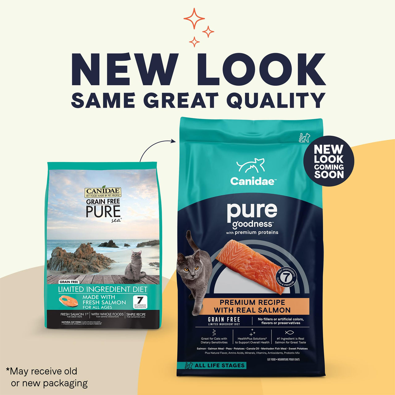 Canidae Pure Limited Ingredient Premium Dry Cat Food, Real Salmon Recipe, 5 lbs, Grain Free