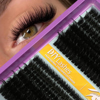 Thumbnail for C Curl Lash Clusters Extensions 280 Pcs Individual Eye lash Clusters 100D Cluster Eyelash Lashes Wispy Clusters Lashes Makeup at Home - DIY Lash Extension Kit for Self Application (9-18MM) Mix