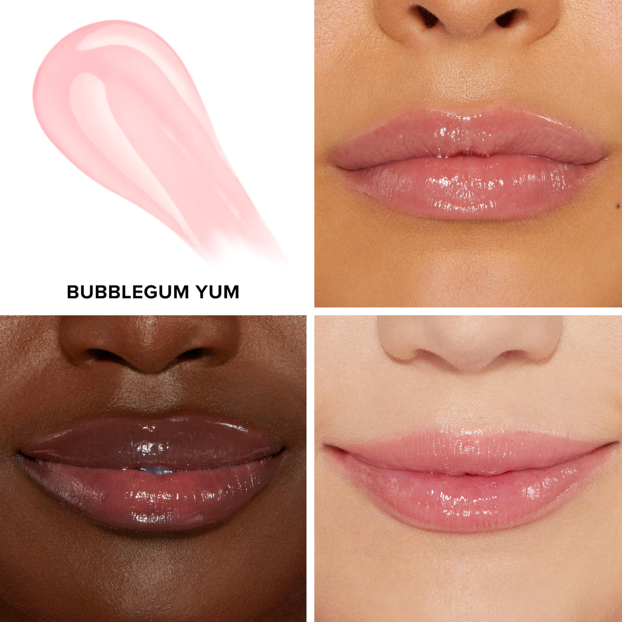 Too Faced Lip Injection Extreme Lip Plumper Gloss | Hydrating, Glossy, & Helps Volume Appear Fuller Over Time, 0.14 Fl Oz, Bubblegum Yum