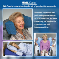 Thumbnail for Skil-Care Economy Foam Limb Holder with Single Strap, Universal Size, Soft Foam Cuff with Hook and Loop Closure, Non-Slip Buckle, Wrist or Ankle Restraint, White, 306044