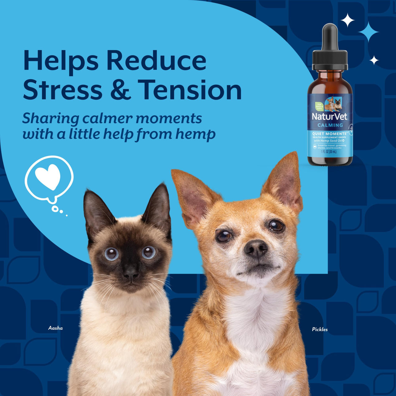 NaturVet – Hemp Quiet Moments Calming Drops – Enhanced with Hemp Seed Oil, L-Tryptophan & Ginger – Helps Reduce Stress & Promote Relaxation – for Dogs & Cats