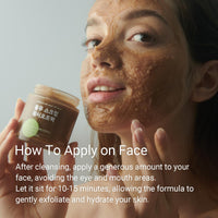 Thumbnail for NEAF NEAF Yulmu Scrub Wash-Off Pack, Gently Exfoliates the Skin/Pore Cleansing and Hydrating with Sucrose & Honey Extract, Clear Complexion, Korean Skincare for All Skin Types (4.23 oz/120 g)