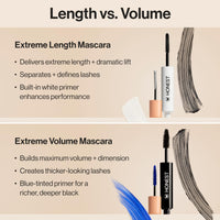 Thumbnail for Honest Beauty 2-in-1 Extreme Length Clean Mascara, Lash Primer, Lengthening, Volumizing, Cruelty-Free, Safe for Sensitive Eyes, Black, .27 fl oz