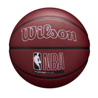 Thumbnail for WILSON NBA Forge Plus Indoor/Outdoor Basketball - Maroon, Size 7-29.5