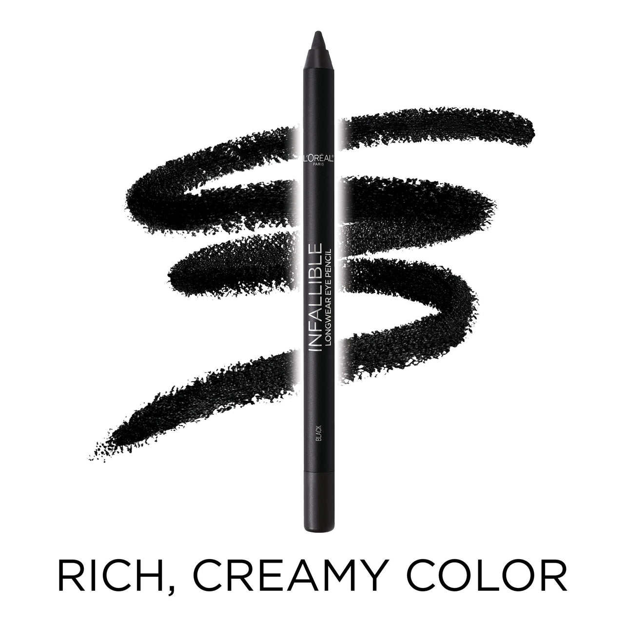 L'Oreal Paris Makeup Infallible Pro-Last Pencil Eyeliner, Waterproof and Smudge-Resistant, Glides on Easily to Create any Look, Burgundy, 0.042 oz.