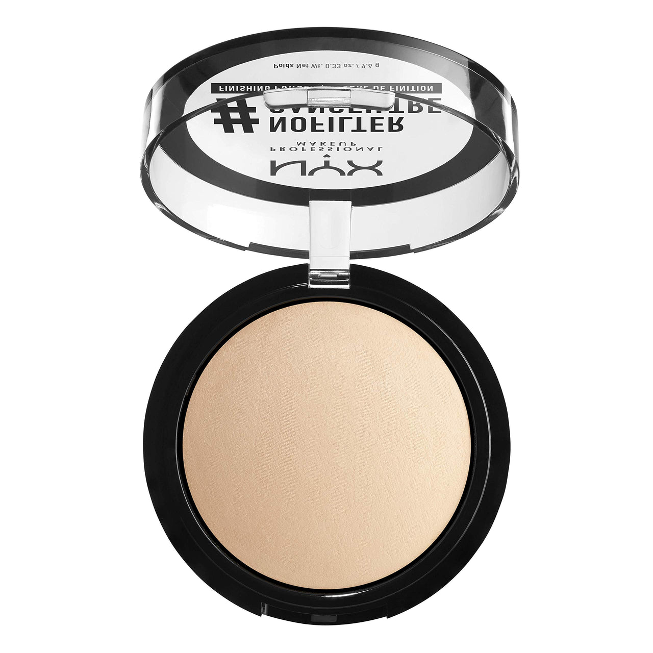 NYX PROFESSIONAL MAKEUP #NoFilter Finishing Powder, Pressed Setting Powder - Porcelain