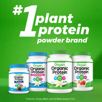 Thumbnail for Orgain Organic Vegan Protein Powder, Creamy Chocolate Fudge - 21g Plant Protein, 6g Prebiotic Fiber, Low Carb, No Lactose Ingredients, No Added Sugar, Non-GMO, 10 Single Serve Individual Packets