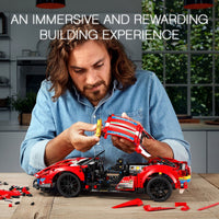 Thumbnail for LEGO Technic Ferrari 488 GTE “AF Corse #51” 42125 - Champion GT Series Sports Race Car, Exclusive Collectible Model Kit, Collectors Set for Adults to Build